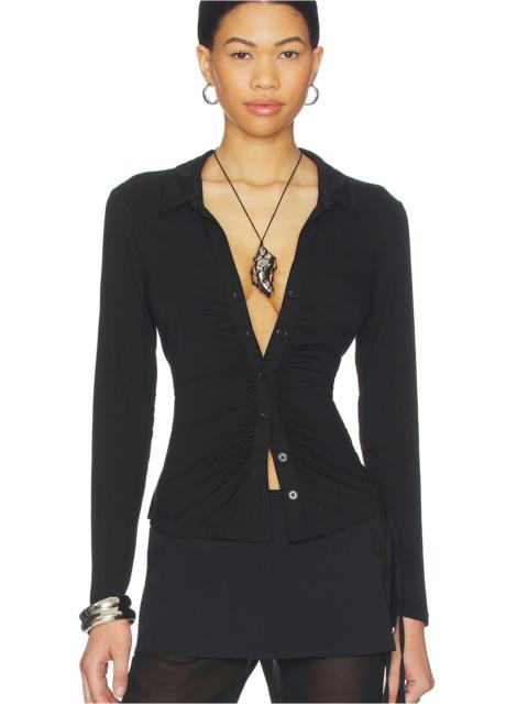 SANCTUARY Dream Girl Button Up Shirt