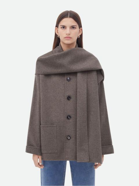 Bottega Veneta Double Wool Cashmere Short Coat