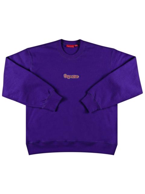 Supreme Gonz Logo Crewneck 'Purple'