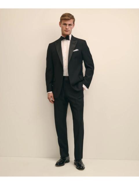 Brooks Brothers Classic Fit Merino Wool Twill 1818 Tuxedo Pants