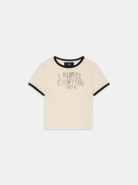 AMIRI WOMEN'S LAUREL CANYON RINGER TEE