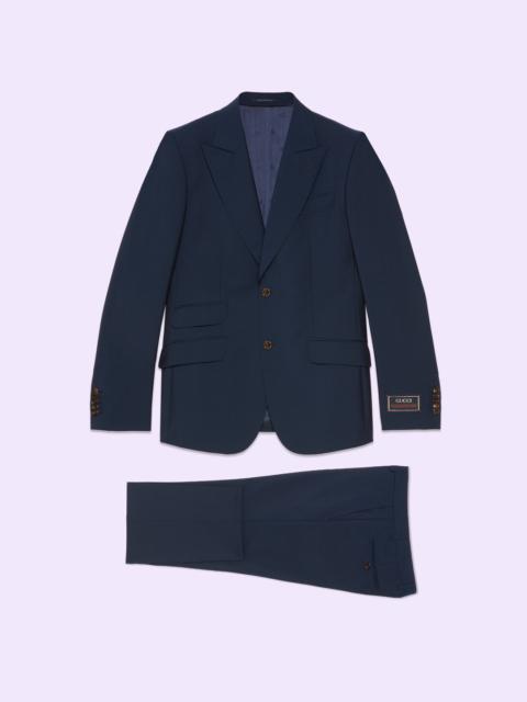 Mohair wool suit
