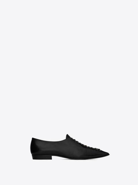 SAINT LAURENT aidan oxford shoes in smooth leather
