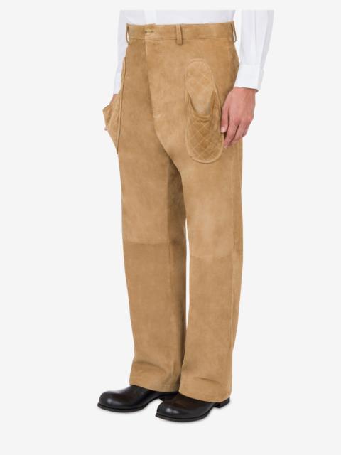 Moschino SUEDE PANTS SLIPPER