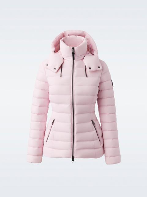 MACKAGE MICHI Stretch light down jacket with hood