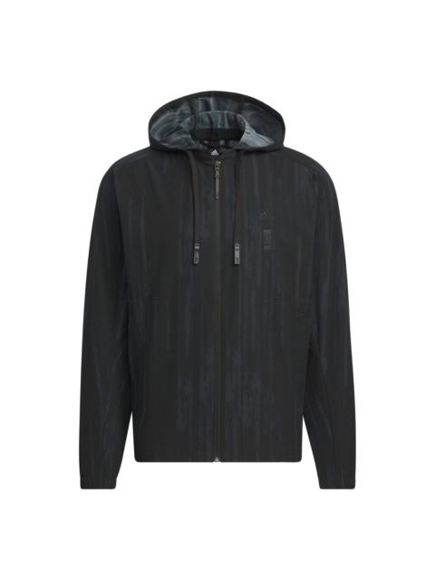adidas adidas Wuji Seersucker Woven Jacket Asia Sizing 'Black' IW1512