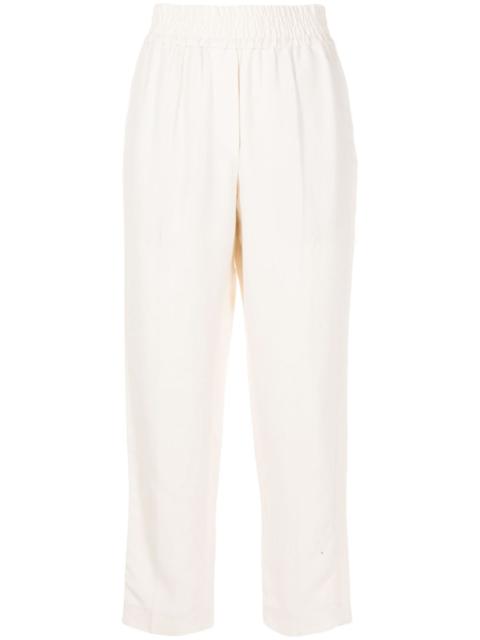 Brunello Cucinelli high-waisted linen trousers