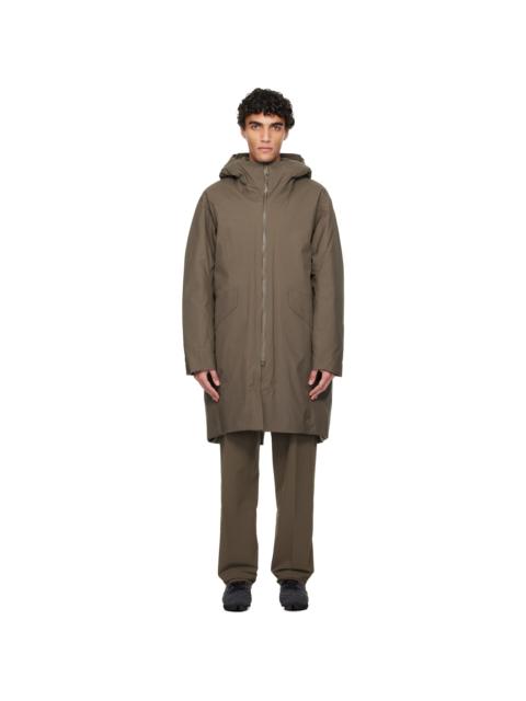 Veilance Taupe Monitor Down Coat