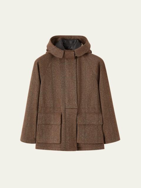 Loro Piana Horsey® Cashmere Mini Parka Jacket