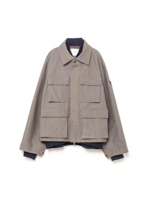 sacai WTAPS Cotton Back Satin Jacket
