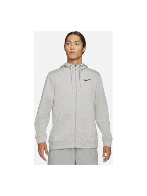 Nike 남자 나이키 Mnk 건조한 Hoodie Fzflc 우연한 스포츠 두건 재킷 밝은 회색 CZ6377-063