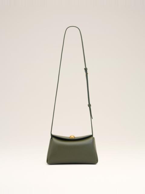 AMI Paris GREEN COW LEATHER MINI CARROUSEL BAG