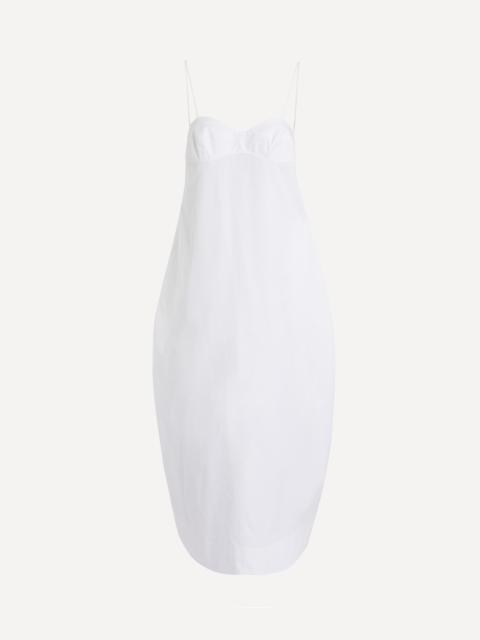 RÓHE White Bustier Volume Dress
