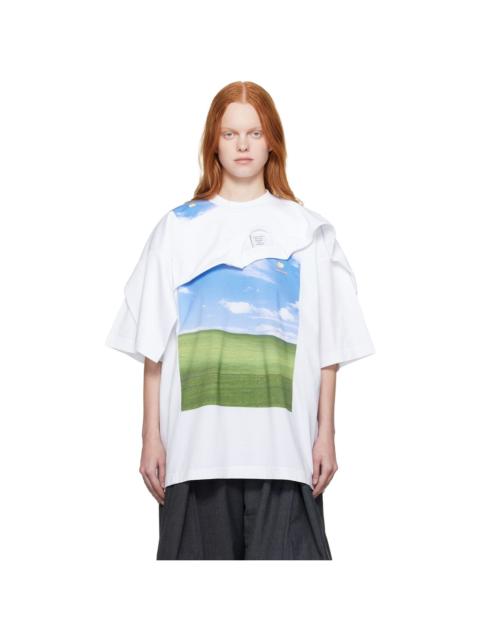 VETEMENTS White Desktop Double Layered T-shirt