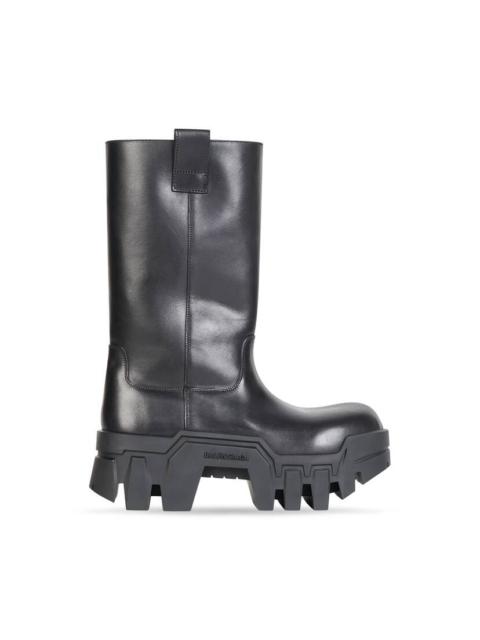 BALENCIAGA Women's Bulldozer Boot in Black