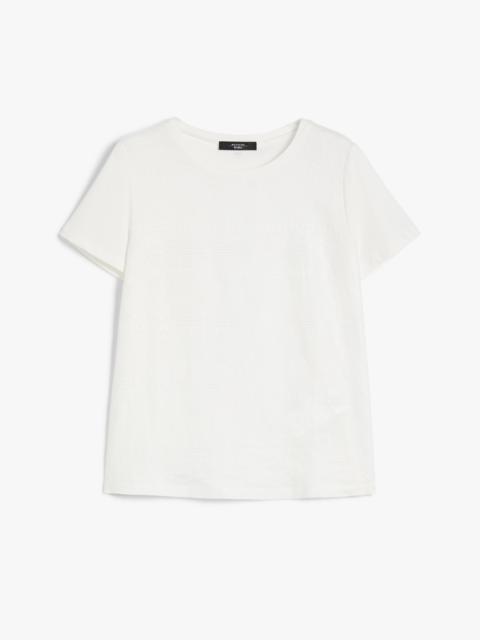 WEEKEND Max Mara BONDENO Cotton and linen T-shirt