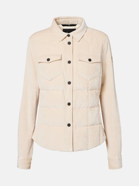 Moncler Grenoble Nangy cotton-blend down overshirt