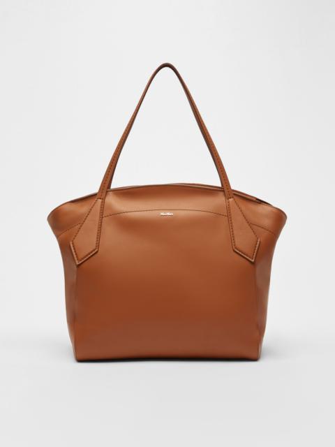 Max Mara MAXIMA Leather shopping tote