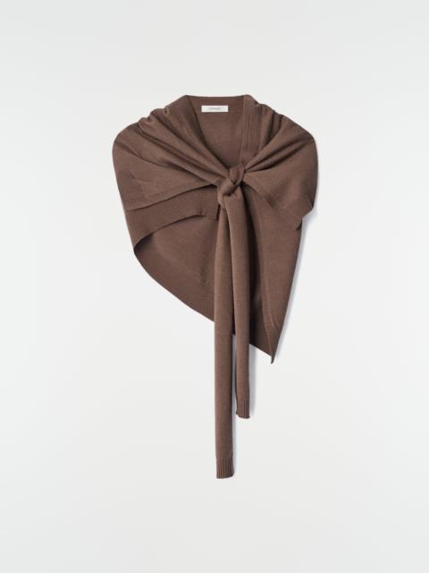 Lemaire TROMPE L'OEIL SCARF IN MERINO BLEND
