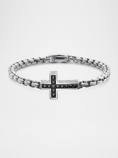 DAVID YURMAN Men's Streamline Cross Bracelet in Silver, 5mm