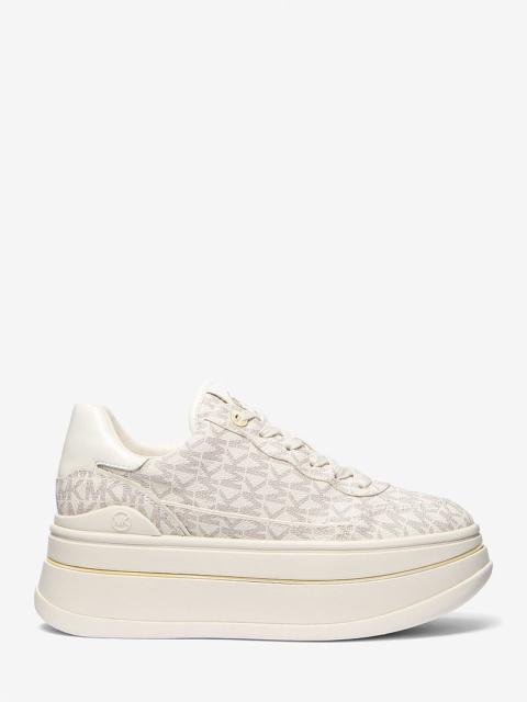 MICHAEL KORS Hayes Signature Logo Platform Sneaker