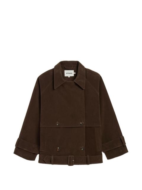 APPARIS Gaia belted jacket