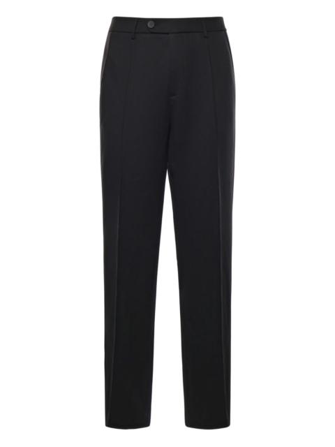 stud-detail trousers