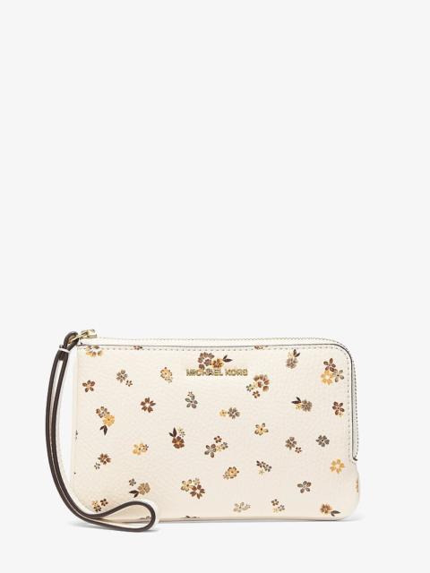 MICHAEL KORS Jet Set Travel Small Floral Printed Wristlet