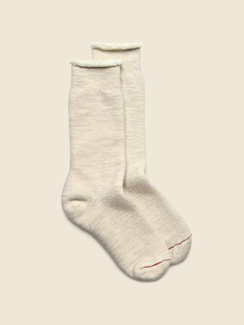 ROTOTO® Merino Wool Double Face Crew Sock - Oatmeal