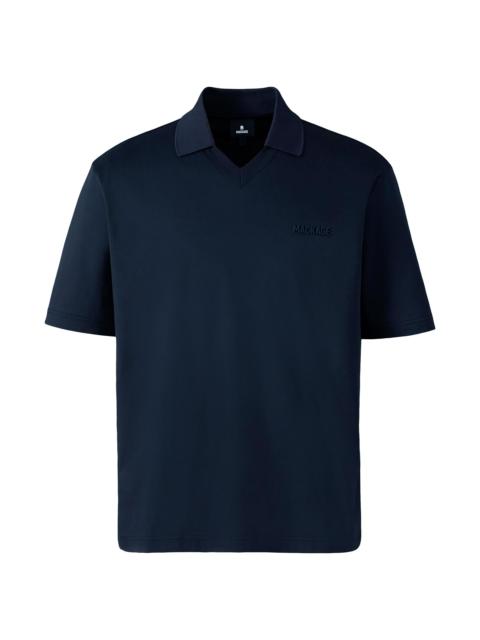 MACKAGE Men's Marco Cotton Polo Shirt - Navy