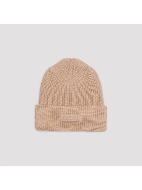 PATOU Patou Knitted Ribbed Beanie Hat