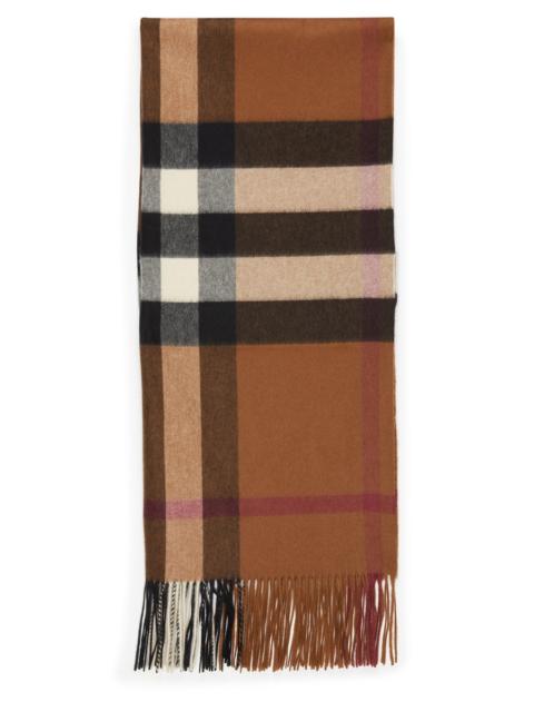 Oversized Check Scarf