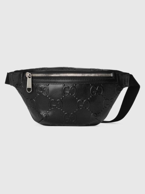 GUCCI GG embossed belt bag