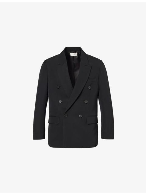 The Row Tension Perin Double Breasted Wool Jacket