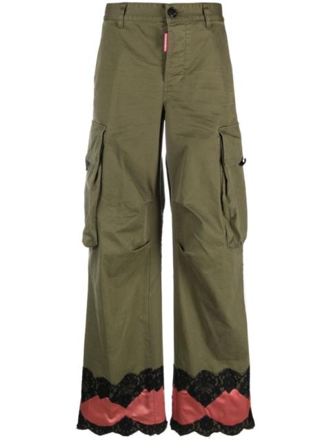 DSQUARED2 Lingerie low-rise cargo trousers