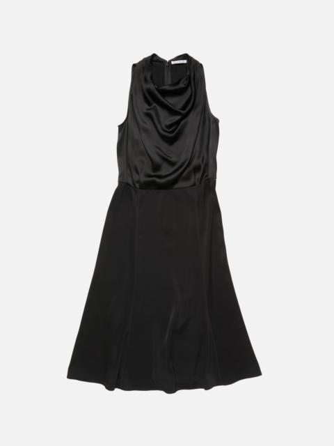 Acne Studios Satin midi dress - Black
