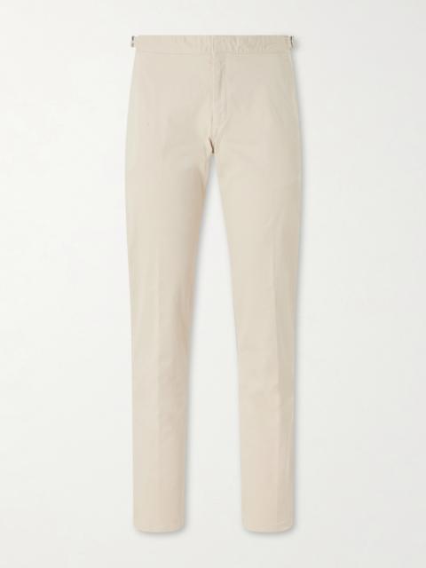 ORLEBAR BROWN Fallon Slim-Fit Straight-Leg Organic Cotton-Blend Twill Trousers