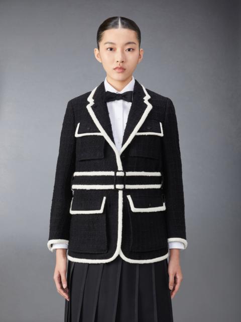 Thom Browne Wool Tipping Safari Jacket