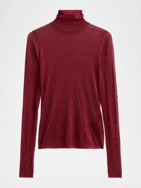 Zimmermann Fine-Knit High-Neck Top