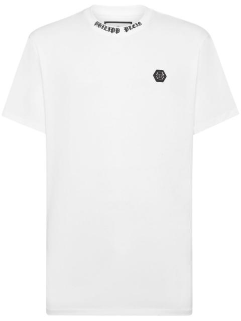PHILIPP PLEIN logo-appliquÃ© cotton T-shirt