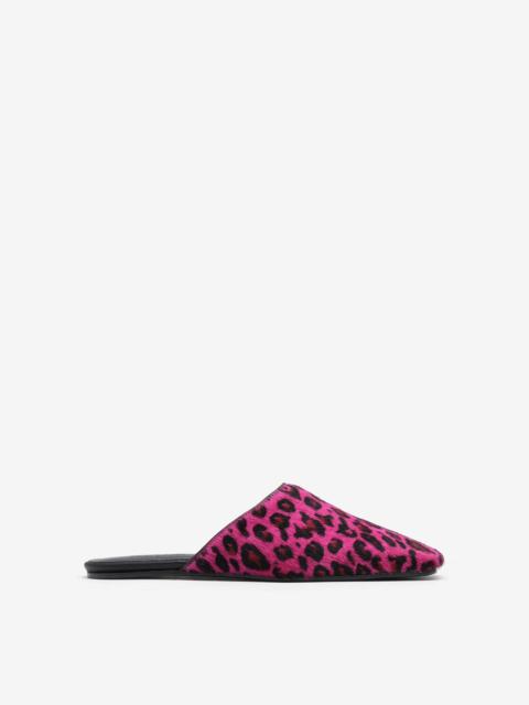 MM6 Maison Margiela Leopard slippers