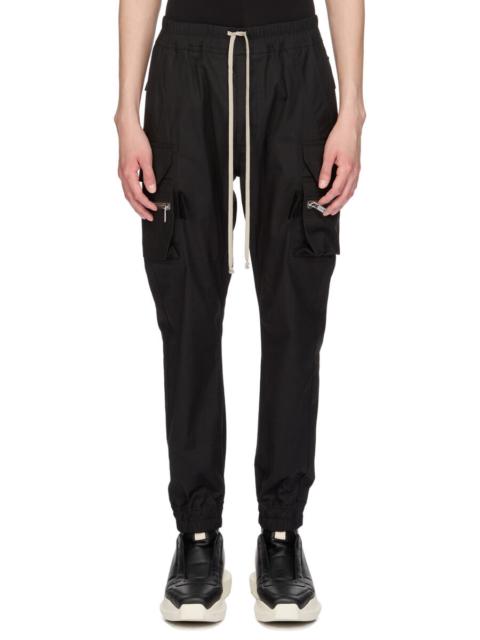 Rick Owens Black Concordians Mastodon Cargo Pants