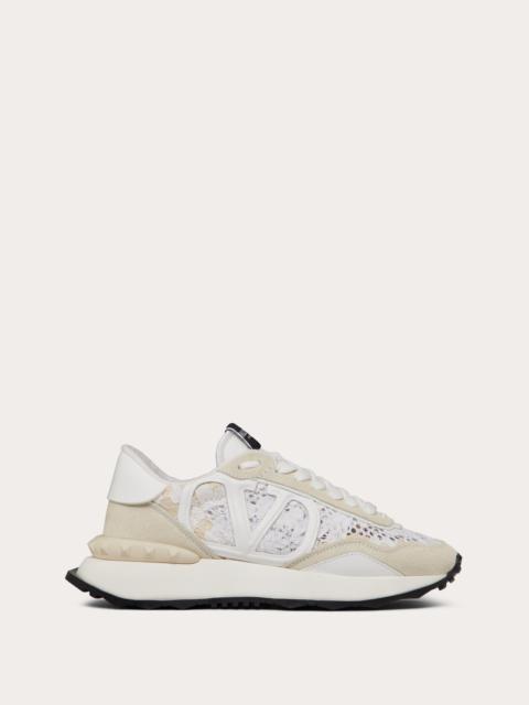 LACE AND MESH LACERUNNER SNEAKER