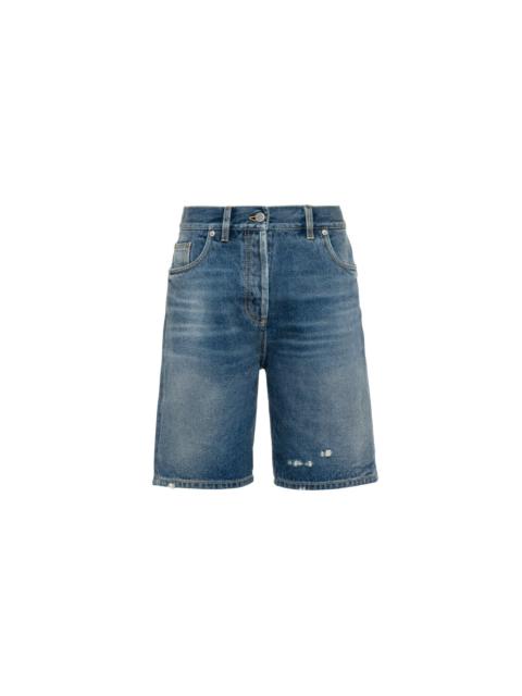 Prada Organic denim Bermuda shorts