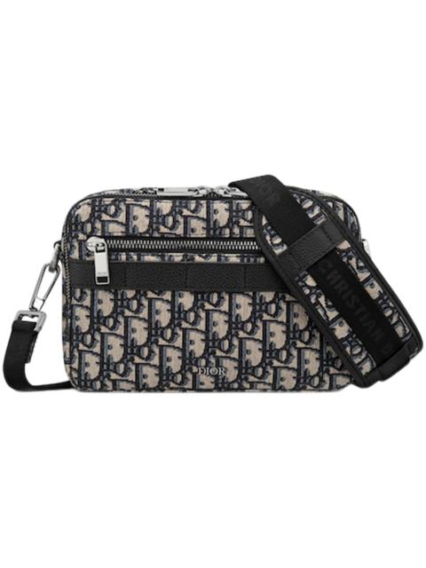 Dior Dior Safari Messenger Bag Dior Oblique Jacquard Beige/Black