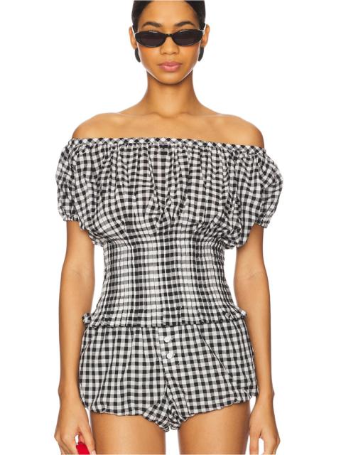 Frankies Bikinis Cider Blouse