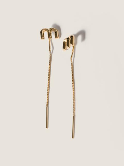Miu Miu Metal earrings