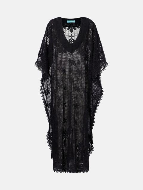 MELISSA ODABASH Yasin cotton-blend lace kaftan
