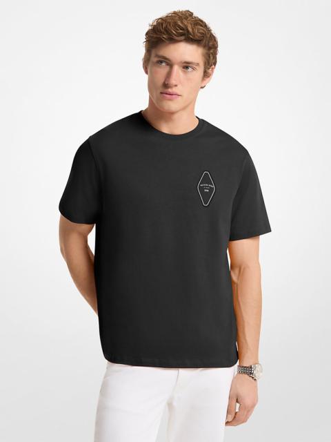 MICHAEL KORS Graphic Logo Cotton T-Shirt