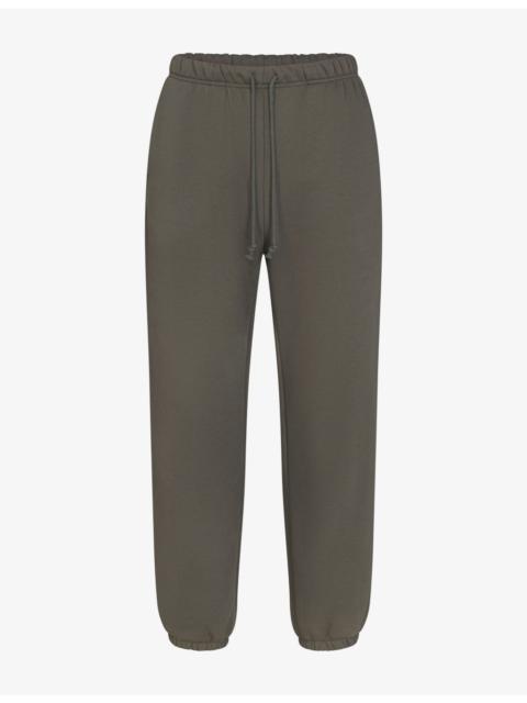 SKIMS Fleece Lounge Relaxed Cotton-Jersey Jogging Bottoms